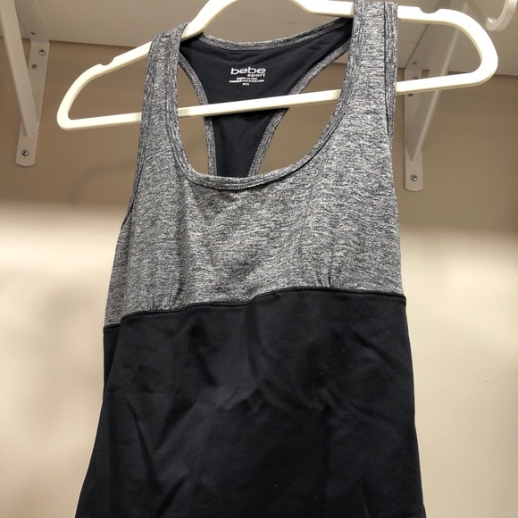 Bebe black and gray tank top - Picture 2 of 3